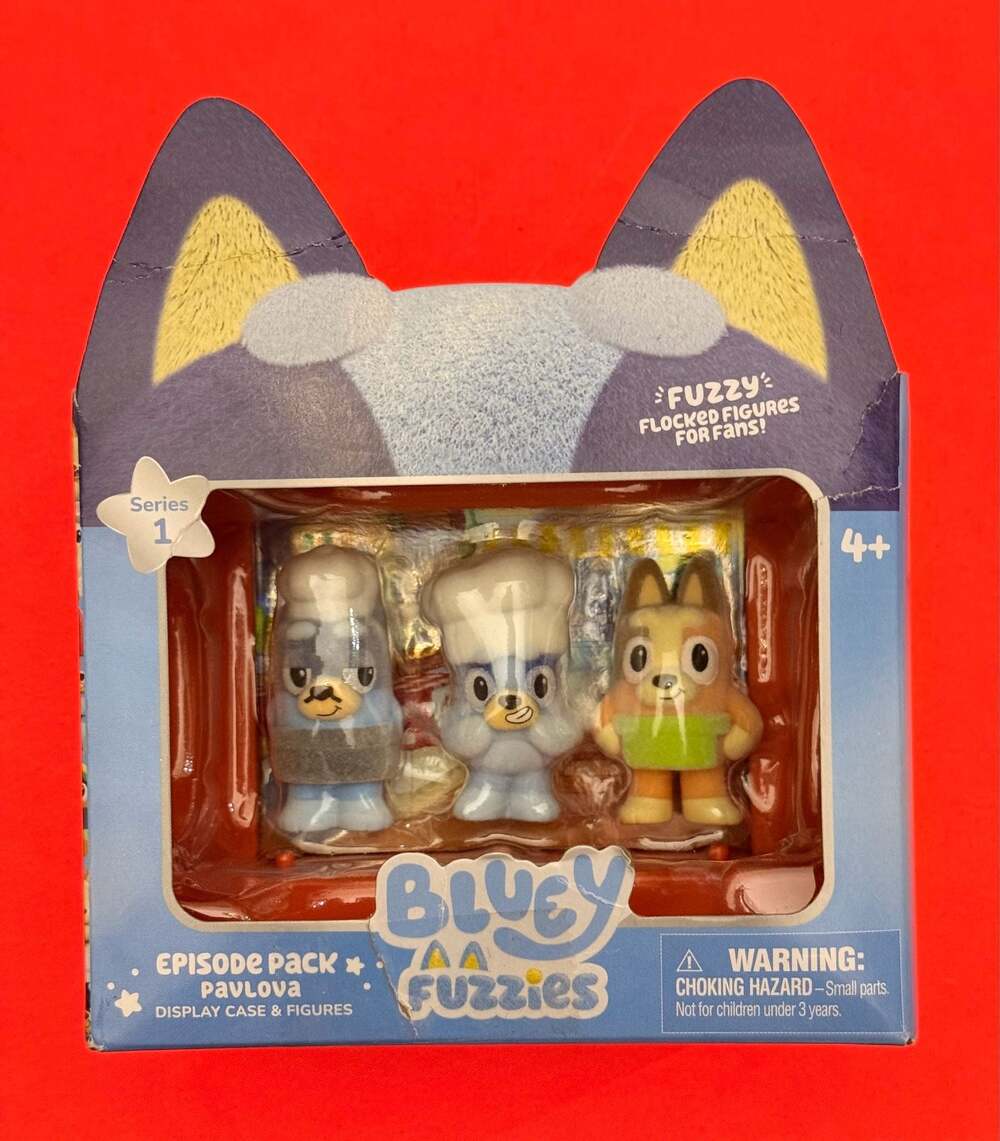 Bluey Fuzzies Series 1 Episode Pack Pavlova with Display Case